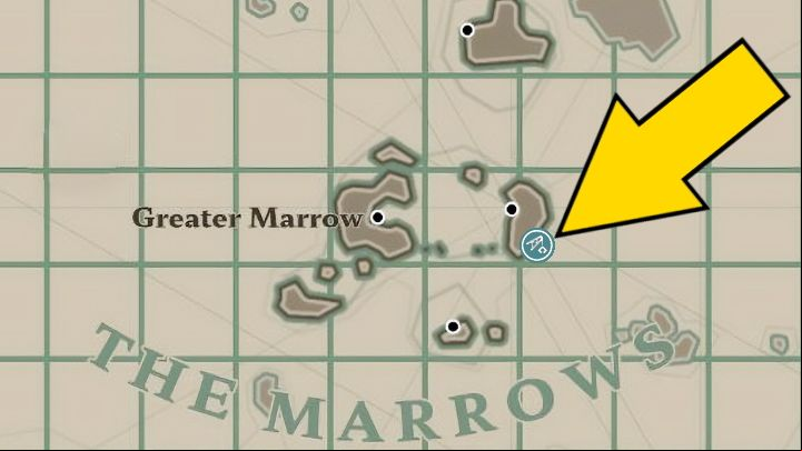 After accepting the task, the game will automatically mark the location of the item dredge point on the map - Dredge: Lost at Sea - Pursuits - Dredge Guide