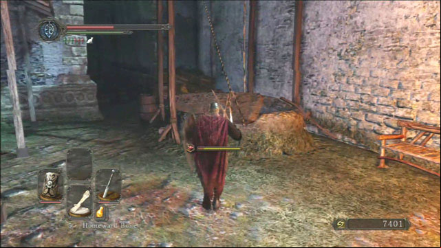 Hit the stone. - The Lost Bastille - Walkthrough - Dark Souls II - Game Guide and Walkthrough