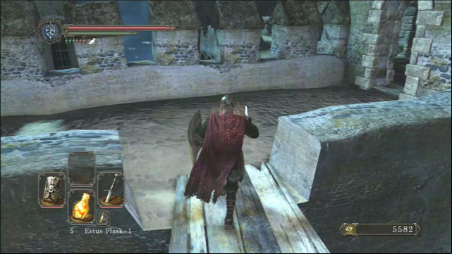 Go through the wooden planks. - The Lost Bastille - lets continue - Walkthrough - Dark Souls II - Game Guide and Walkthrough