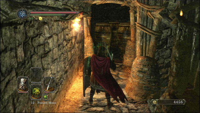 Destroy the vases from the distance. - Earthen Peak - Walkthrough - Dark Souls II - Game Guide and Walkthrough