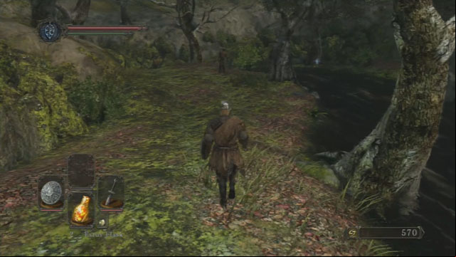 Keep following the only possible path - Forest Of The Fallen Giants (I) - Walkthrough - Dark Souls II - Game Guide and Walkthrough