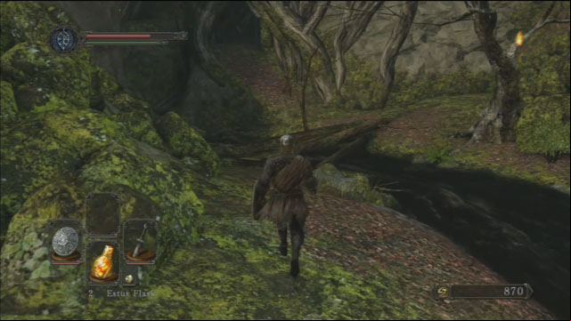 Cross the bridge - Forest Of The Fallen Giants (I) - Walkthrough - Dark Souls II - Game Guide and Walkthrough