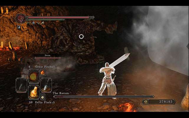 The Rotten swinging his knifes - The Rotten - How to defeat a boss - Dark Souls II - Game Guide and Walkthrough