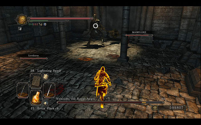Velstadt, the protector of the dead king - Velstadt, The Royal Aegis - How to defeat a boss - Dark Souls II - Game Guide and Walkthrough