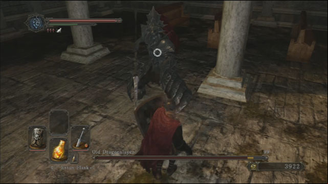 His attacks can be blocked with a good shield. - Old Dragonslayer - How to defeat a boss - Dark Souls II - Game Guide and Walkthrough