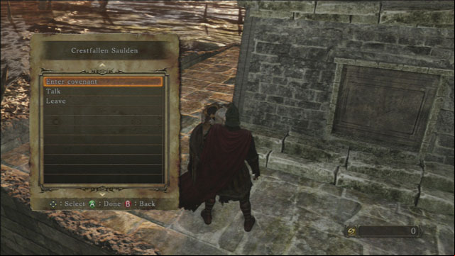 Entering a covenant - 8. Covenant - 4. Healing - Dark Souls II - Game Guide and Walkthrough
