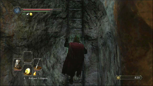 Climb the ladder. - Grave Of Saints - Walkthrough - Dark Souls II - Game Guide and Walkthrough