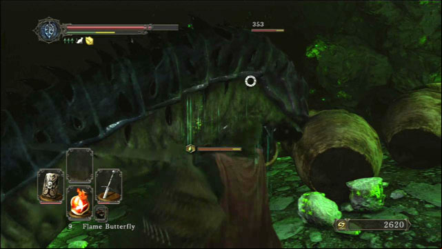 Kill the worm - Black Gulch - Walkthrough - Dark Souls II - Game Guide and Walkthrough