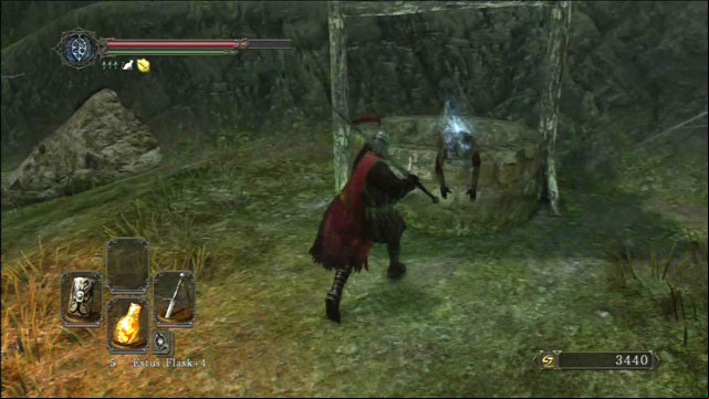 Jump into the well - Brightstone Cove Of Tseldora - campsite - Walkthrough - Dark Souls II - Game Guide and Walkthrough