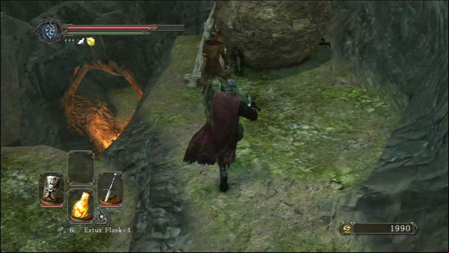 Kill the guard - Brightstone Cove Of Tseldora - campsite - Walkthrough - Dark Souls II - Game Guide and Walkthrough