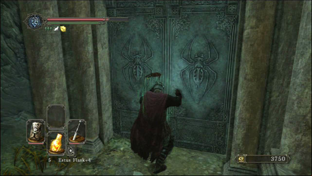 Open the door - Brightstone Cove Of Tseldora - campsite - Walkthrough - Dark Souls II - Game Guide and Walkthrough