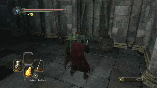 Kill the guards near the door - Drangleic Castle - courtyard - Walkthrough - Dark Souls II - Game Guide and Walkthrough