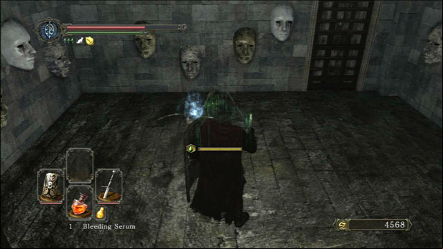 Avoid the mask - Drangleic Castle - courtyard - Walkthrough - Dark Souls II - Game Guide and Walkthrough