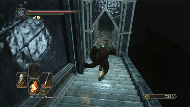 Run down the stairs - Drangleic Castle - interiors - Walkthrough - Dark Souls II - Game Guide and Walkthrough