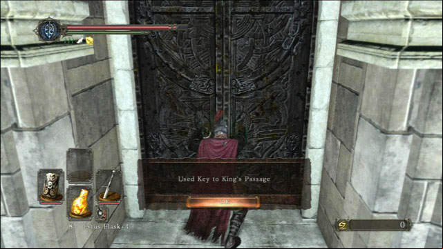 Open the door - Drangleic Castle - interiors - Walkthrough - Dark Souls II - Game Guide and Walkthrough