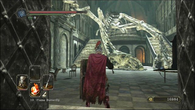 Dragon skeleton - Aldias Keep - Walkthrough - Dark Souls II - Game Guide and Walkthrough
