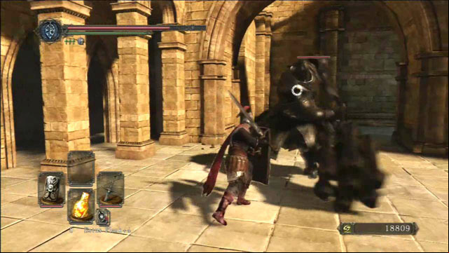 Face another knight - Dragon Shrine - Walkthrough - Dark Souls II - Game Guide and Walkthrough