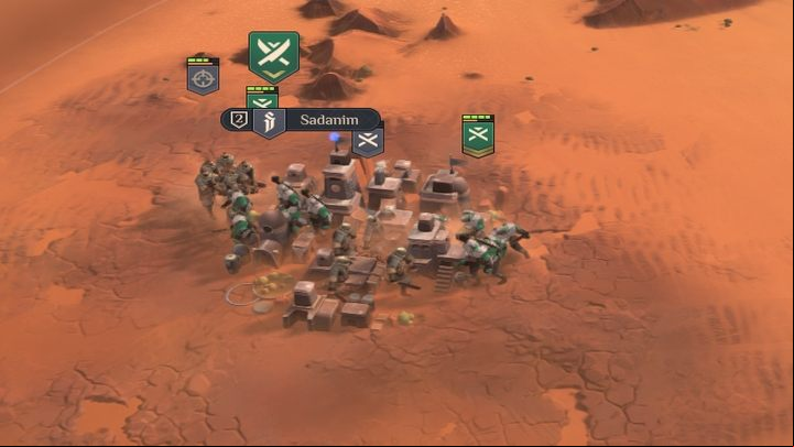 Set up your units - regardless of whether you are attacking a neutral village or one belonging to a faction, start the attack only after you've placed your units around the city / village - Dune Spice Wars: Beginners Guide - Basics - Dune Spice Wars Guide