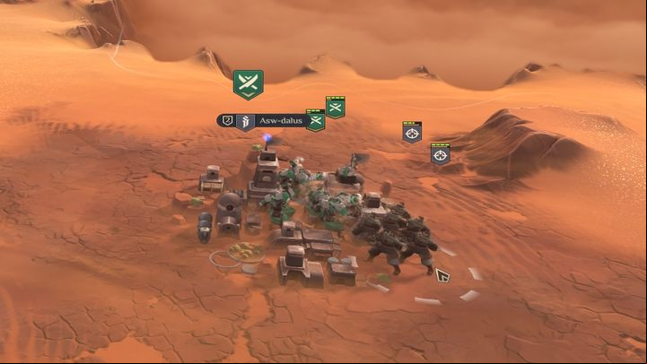 Take control over your combat units - despite the fact that the game is mostly about resource management and army movement, units fight each other directly and controlling them during the battle can be crucial many times - Dune Spice Wars: Beginners Guide - Basics - Dune Spice Wars Guide