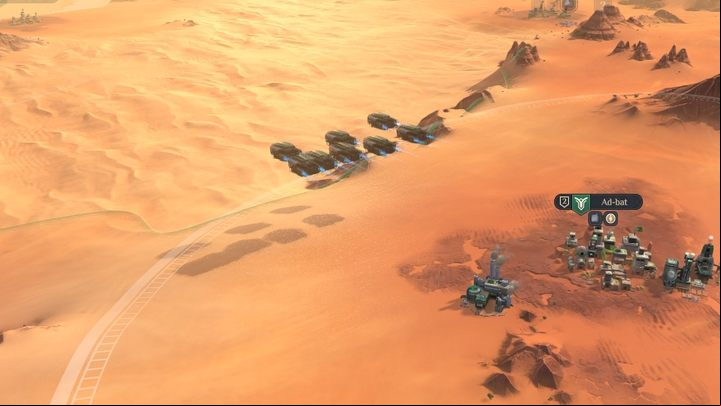 Each squad is loaded onto an individual shuttle. - Dune Spice Wars: Airfield - How To Use? - FAQ - Dune Spice Wars Guide