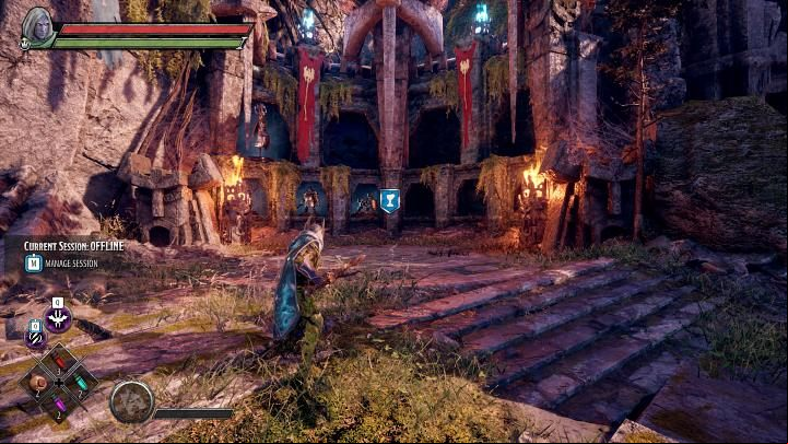 Kelvin's Cairn Camp also features a place which collects all the trophies - Dark Alliance: Kelvins Cairn Camp - Basics - Dark Alliance Guide
