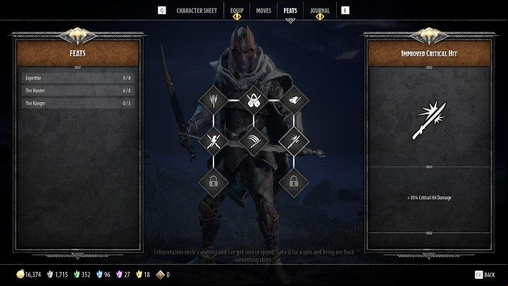 Each time you reach a higher level of experience, the characters in D&D Dark Alliance also receive one Feats point that you can spend to receive additional ive bonuses - Dark Alliance: Character development - leveling up, attributes - Basics - Dark Alliance Guide