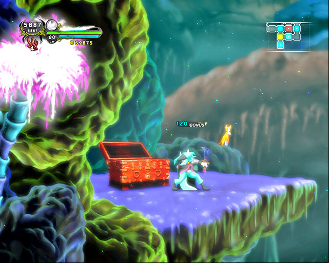 You can find many useful items in the chests - Chapter 2 - Darkness - Walkthrough - Dust: An Elysian Tail - Game Guide and Walkthrough
