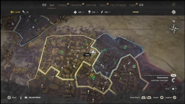 15 - Dying Light 2: Inhibitors (Downtown) - list of all - Downtown - Dying Light 2 Guide