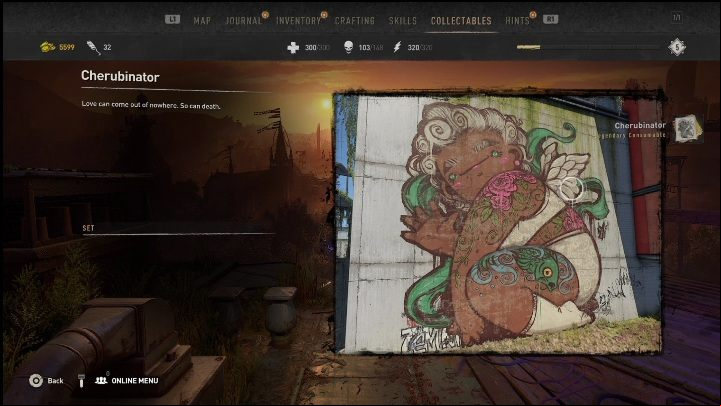 This graffiti is in the western area of Muddy Grounds - Dying Light 2: Graffiti Tags (Muddy Grounds) - list of all - Muddy Grounds - Dying Light 2 Guide