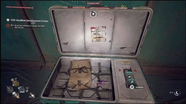 This inhibitor is hidden in the GRE Experimental Research - Dying Light 2: Inhibitors (Saint Paul Island) - list of all - Saint Paul Island - Dying Light 2 Guide