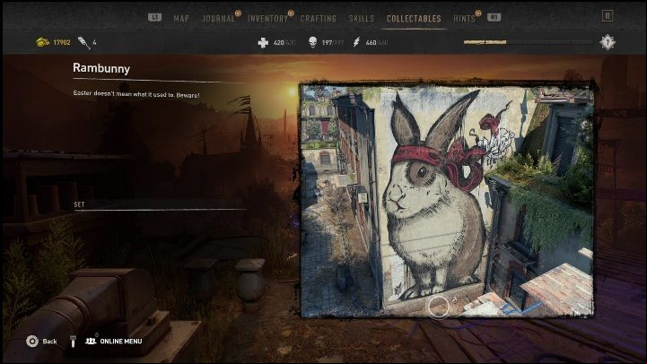 You will come across this graffiti tag when traveling through the western part of Quarry End - Dying Light 2: Graffiti Tags (Quarry End) - list of all - Quarry End - Dying Light 2 Guide