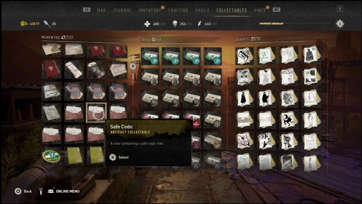 Open the chests and you will see the envelope with the code - Dying Light 2: Safe codes - list of all - Secrets & Collectables - Dying Light 2 Guide