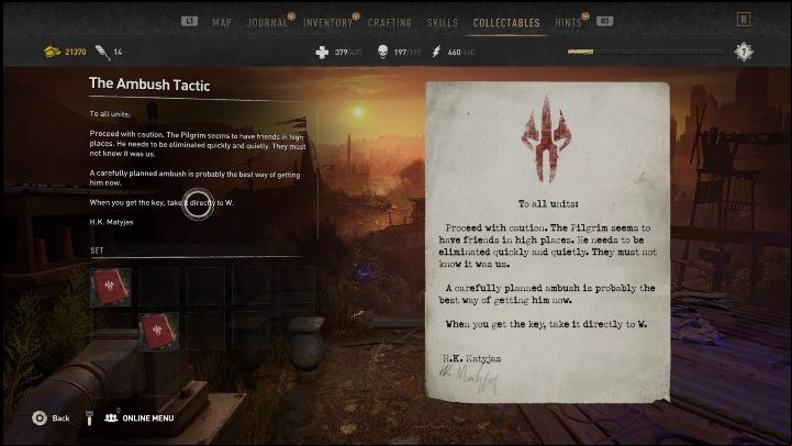 You'll find this memento in the destroyed church near the region's northern border - Dying Light 2: Mementos (Lower Dam Ayre) - list of all - Lower Dam Ayre - Dying Light 2 Guide