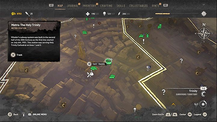 To use fast travel, select the right icons on the world map - Dying Light 2: Fast travel bug - Common bugs and technical issues - Dying Light 2 Guide