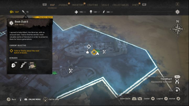 The quest will be unlocked after completing the Book Club 1 side quest - Dying Light 2: Book Club 2 - walkthrough - Book Club tasks - Dying Light 2 Guide