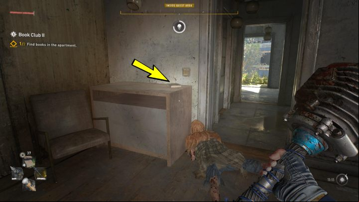One of the books is on a wooden bookshelf, the other is on a desk - Dying Light 2: Book Club 2 - walkthrough - Book Club tasks - Dying Light 2 Guide