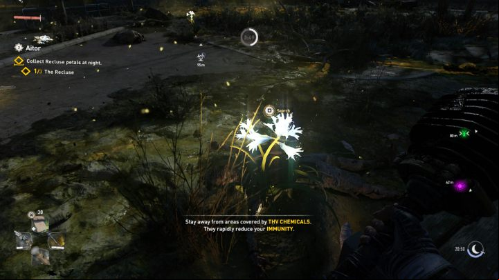 Go to the designated area between Muddy Grounds and New Dawn Park - collect petals from three flowers there - Dying Light 2: Aitor - walkthrough - Side quests - Dying Light 2 Guide