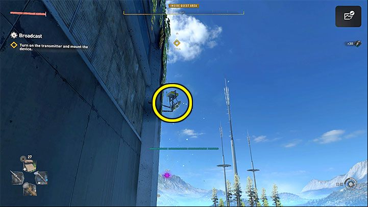 Continue climbing skillfully using the grappling hook - Dying Light 2: Broadcast - walkthrough - Story quest - Dying Light 2 Guide