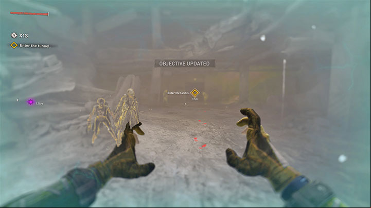 You'll eventually reach the tunnel entrance pictured above you must enter - Dying Light 2: X-13 - walkthrough - Story quest - Dying Light 2 Guide
