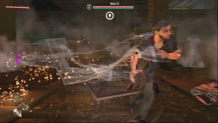 In the second phase Waltz will add surprise attacks to his moveset - he'll charge at you from far away - Dying Light 2: X-13 - walkthrough - Story quest - Dying Light 2 Guide