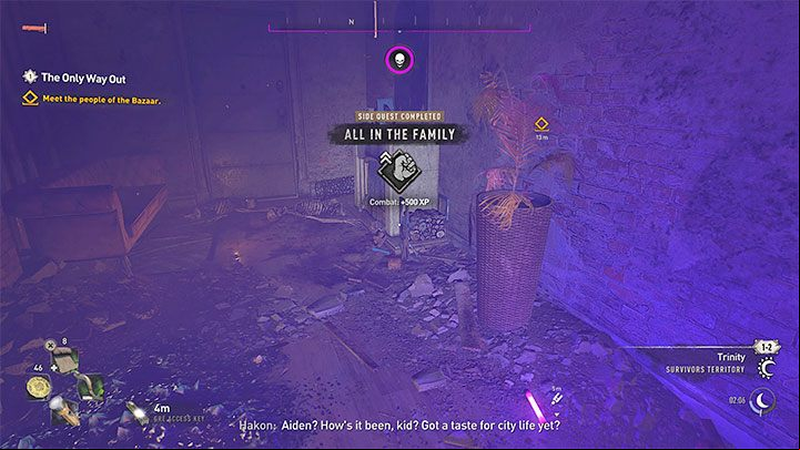 As already mentioned, your goal is to push the quest to make Hakon Aiden - Dying Light 2: The Only Way Out - when will Hakon call? - World and game information - Dying Light 2 Guide