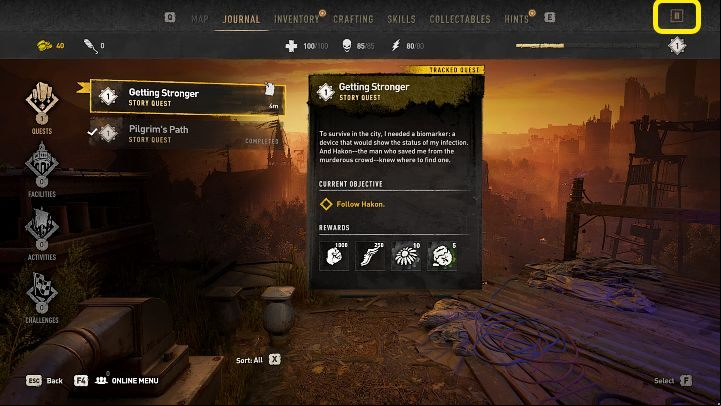 Fortunately, developers from Techland have thought about such an eventuality and in Dying Light 2 pausing the game is possible - Dying Light 2: Classic pause - is it in the game? - Appendix - Dying Light 2 Guide