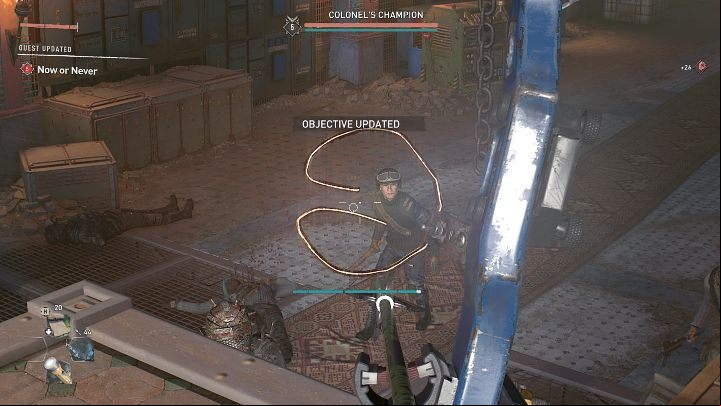 After a while, more enemies will appear in the room, including the Colonel's champion - Dying Light 2: Now or Never - walkthrough - Story quest - Dying Light 2 Guide