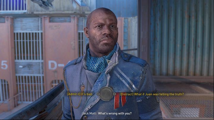 Go to the Peacekeepers' headquarters, watch a short cutscene with Juan, then talk to Jack - Dying Light 2: Assassination - walkthrough - Story quest - Dying Light 2 Guide
