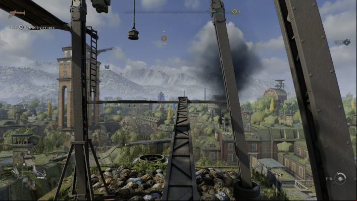 Jump on the metal beam and use the ladder on the left side - Dying Light 2: Windmills (Horseshoe) - list - Windmills - Dying Light 2 Guide