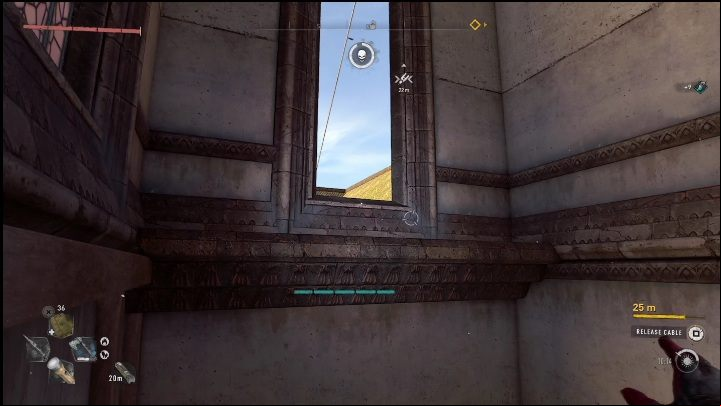 You have to take the cable and climb back up with it - Dying Light 2: Hoverboard (Easter egg) - where to find? - Secrets & Collectables - Dying Light 2 Guide