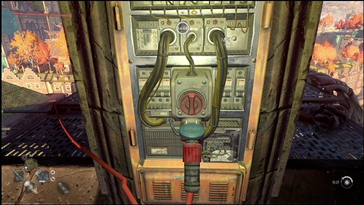 Upstairs, in the bell tower, you will find the second part of the mechanism - Dying Light 2: Hoverboard (Easter egg) - where to find? - Secrets & Collectables - Dying Light 2 Guide