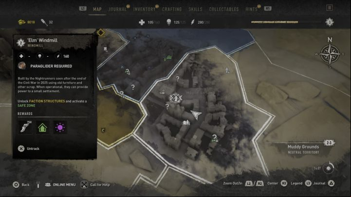 Activation rewards - Dying Light 2: Muddy Grounds (Windmill) - location - Windmills - Dying Light 2 Guide