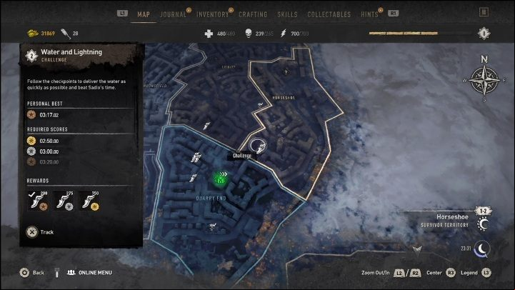 District : Horseshoe - Dying Light 2: Parkour Challenges - list and locations - Side activities - Dying Light 2 Guide