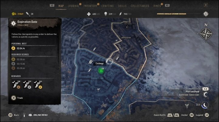 District : Horseshoe - Dying Light 2: Parkour Challenges - list and locations - Side activities - Dying Light 2 Guide